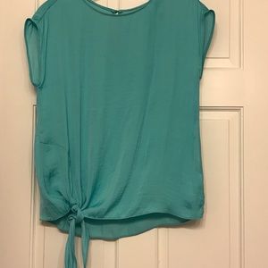 Teal blouse